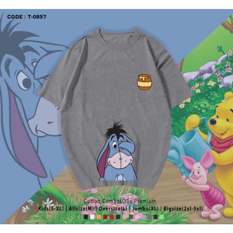 KAOS EYOR POOH/T-SHIRT KATUN EYOR POOH