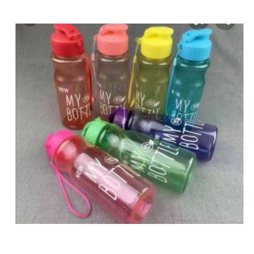 Botol minum ( plastik ) MY BOTTLE FLIP + TALI