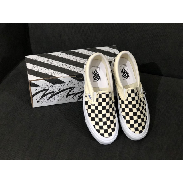 Vans slip on og checkerboard ss 2020 original | Shopee