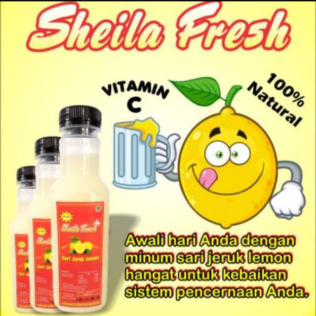 

SARI LEMON MURNI SHEILA FRESH 500 ML (PACKING BUBBLE WRAP +DUS )