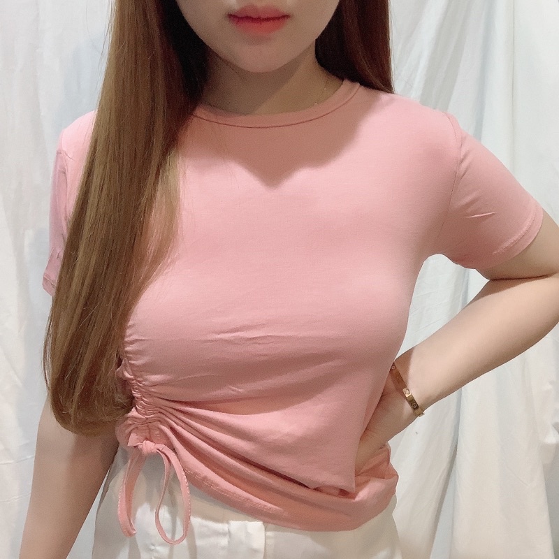 Drawstring Blouse | Tali Serut Atasan Wanita | Maimon Grosir