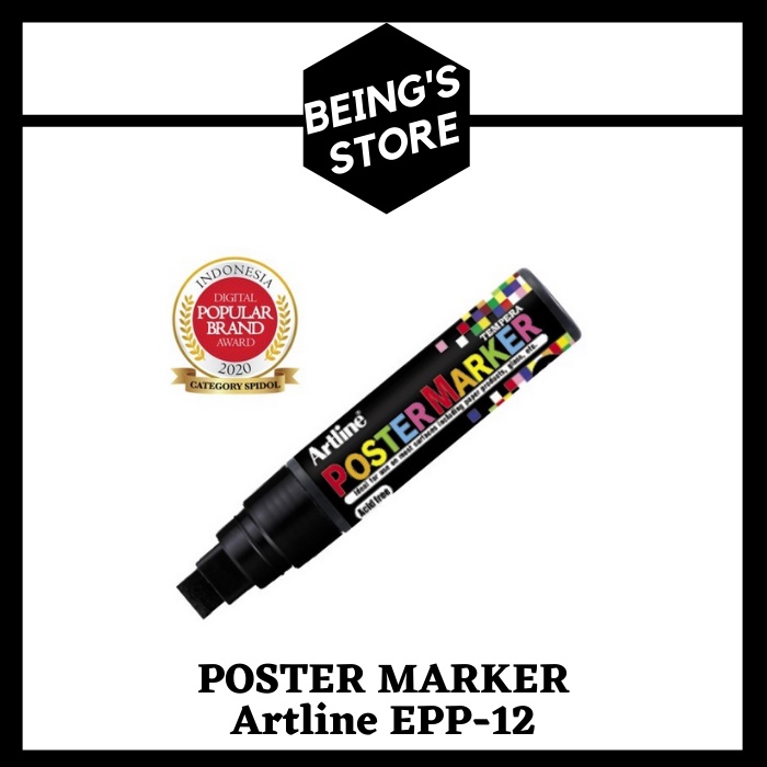 

SPIDOL PERMANENT POSTER MARKER ARTLINE EPP-12