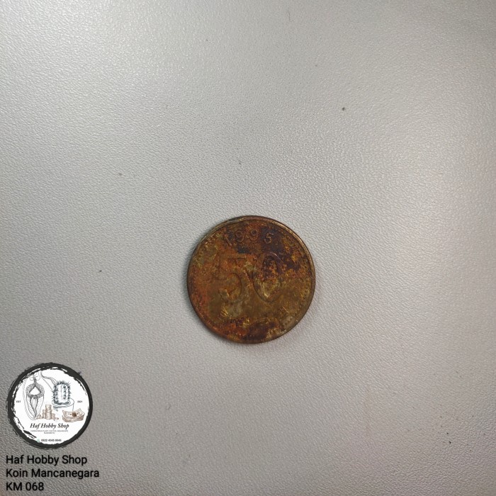 Koin Kuno 50 Won Korea Tahun 1995