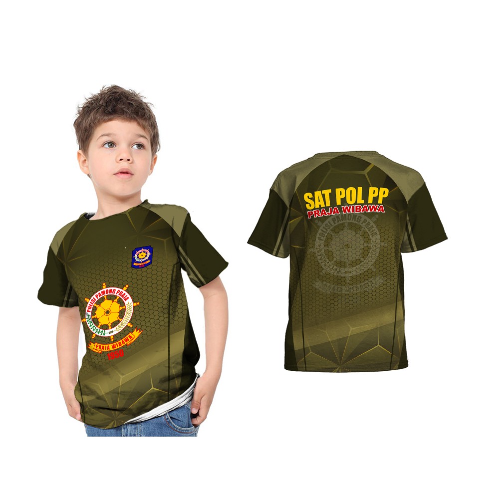 Kaos Satpol PP Anak | Kaos Satpol PP | Baju Kaos Satpol PP