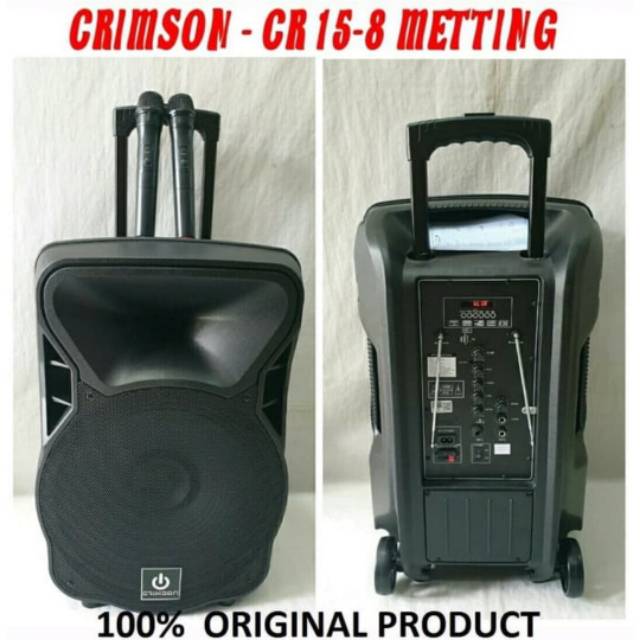 Speaker Portable wireless CRIMSON 15 in Bluethoot