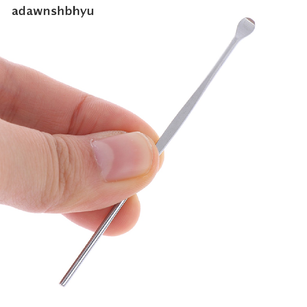 Adawnshbhyu 6Pcs Ear Pick Set Stainless Steel Earpick Ear Wax Kuret Remover Pembersih Telinga