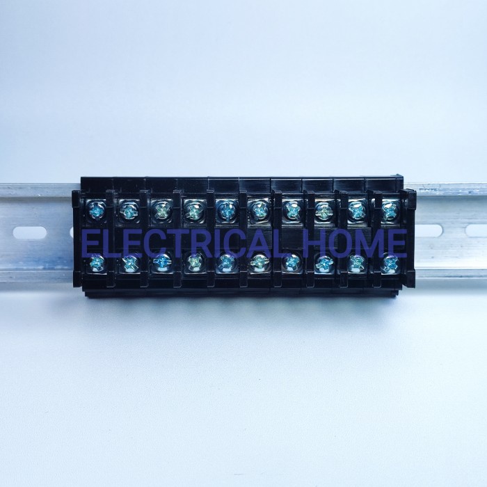 TERMINAL BLOCK TBR 20A DIN RAIL.