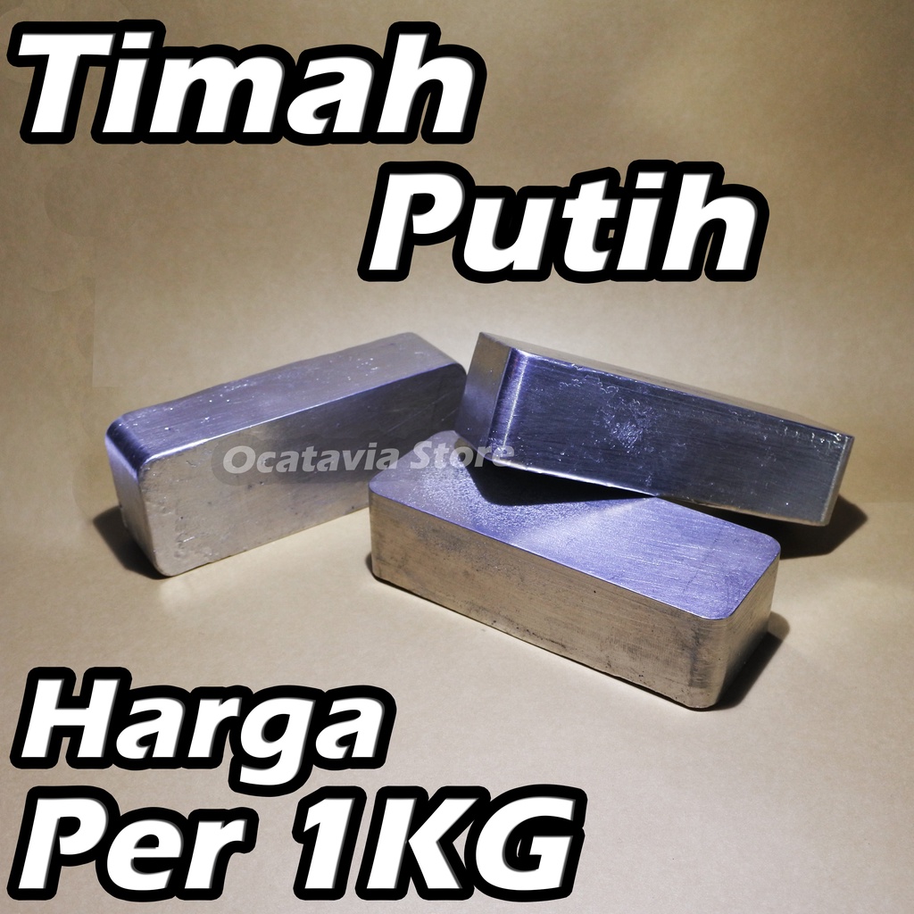 Timah Putih Murni Batangan per 1kg