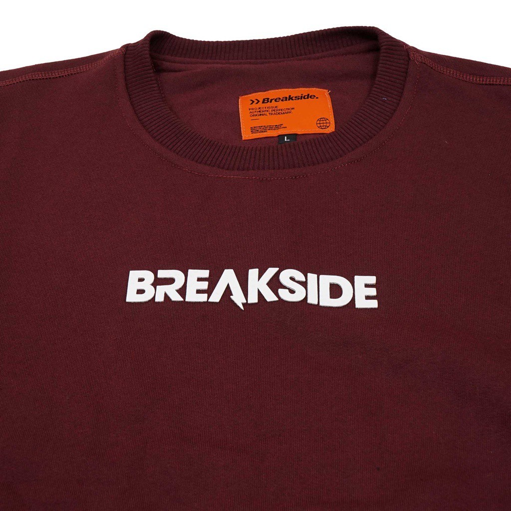 CREWNECK BREAKSIDE KEENAN MAROON SIZE  L-XXL