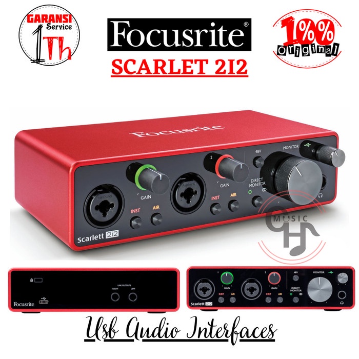 FOCUSRITE SCARLETT 2I2 3RD GEN