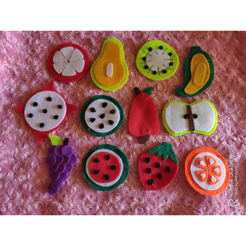 

Amplop karakter motif buah