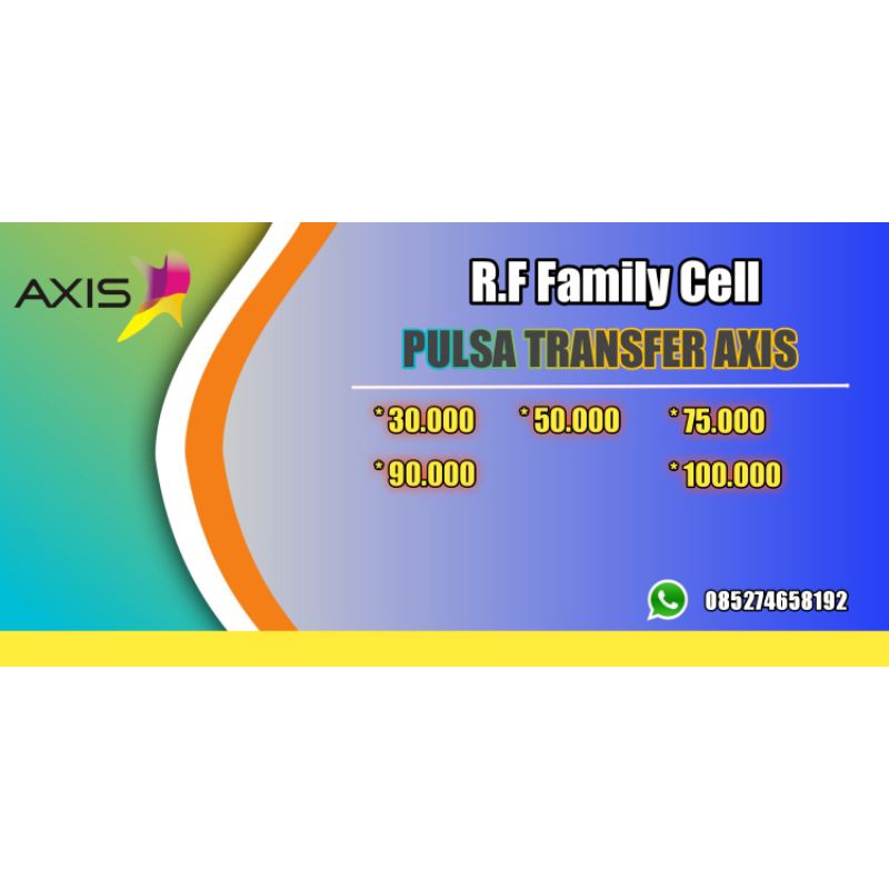 [PROSES CEPAT] PULSA TRANSFER AXIS