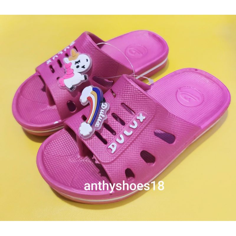 NEW Sandal Karet Anak Perempuan Dulux Girl 269D Unicorn Sz 24-29