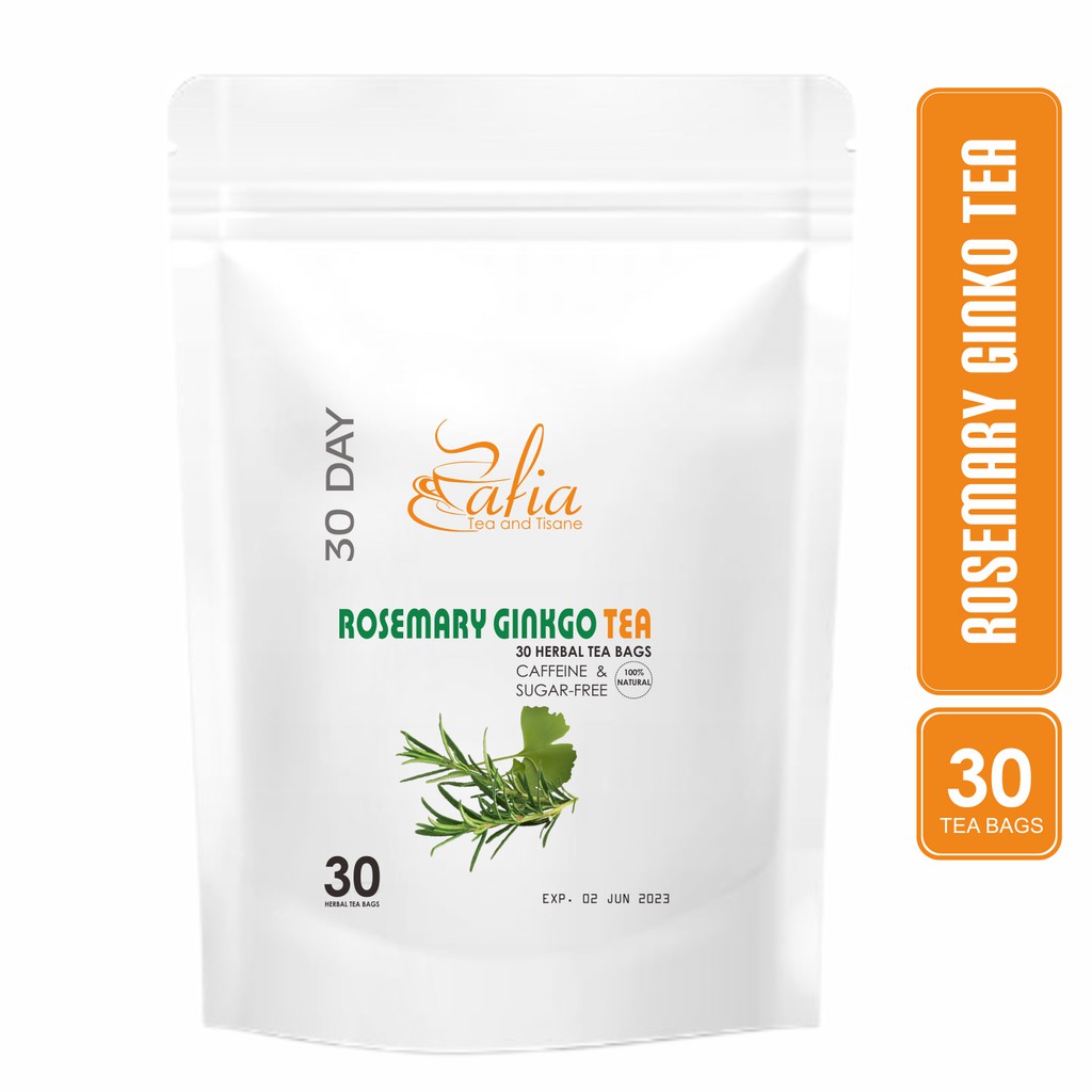 

Rosemary Ginkgo tea : Rosemary With Ginkgo Biloba Tea (30 Tea Bag)