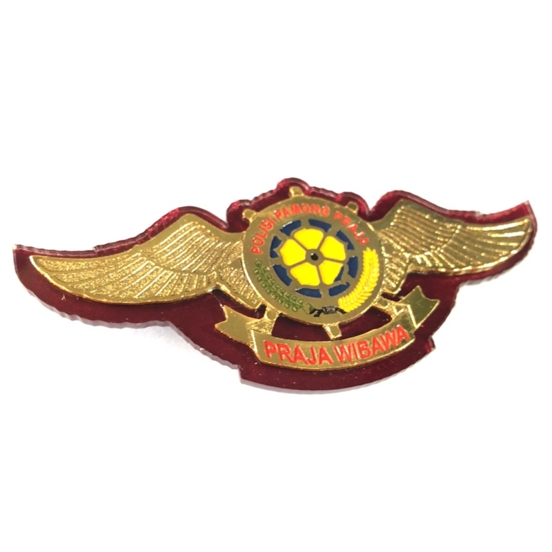 Wing Satpol PP Mika Magnet - Wing Pol PP Akrilik Magnet - Wing Satpol PP - Wing Pol PP