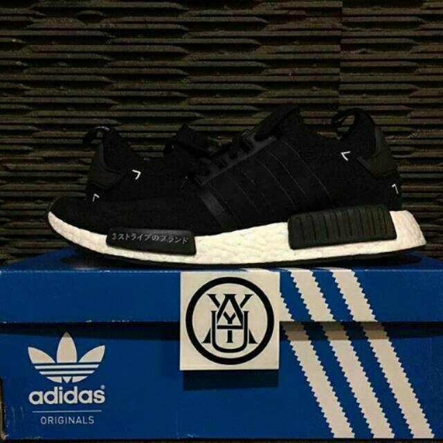Adidas NMD R1 Primeknit Japan Black Original