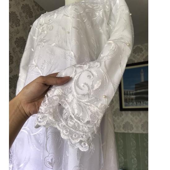 Rekomendasi FULL BRUKAT [FREE HIJAB ]GAUN AKAD GAMIS AKAD WALIMAH