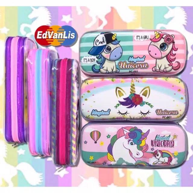 

Pencil Case / Kotak Pensil Segi PC-001 UNICORN