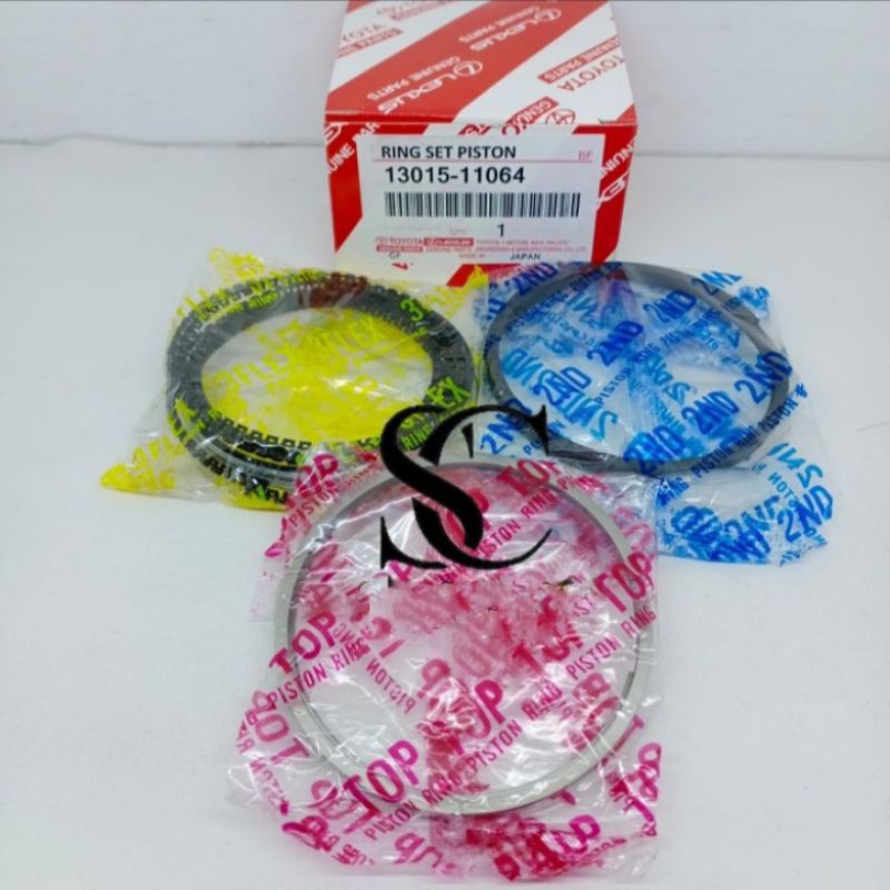 RING PISTON SET TOYOTA STARLET 1300CC