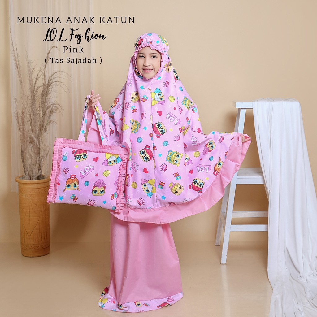 MUKENA BALI TASIK - MUKENA ANAK LOL FASHION TAS SAJADAH