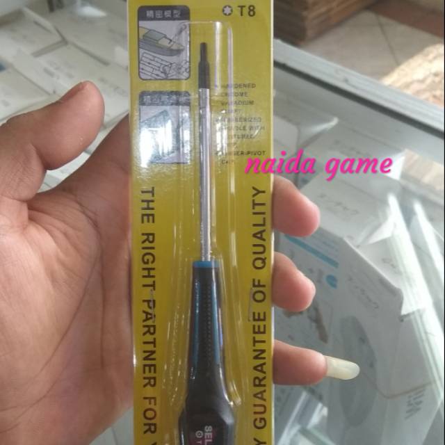 OBENG T8 MEREK SELLERY/ OBENG T8 UNTUK BUKA PS3 DAN STIK XBOX