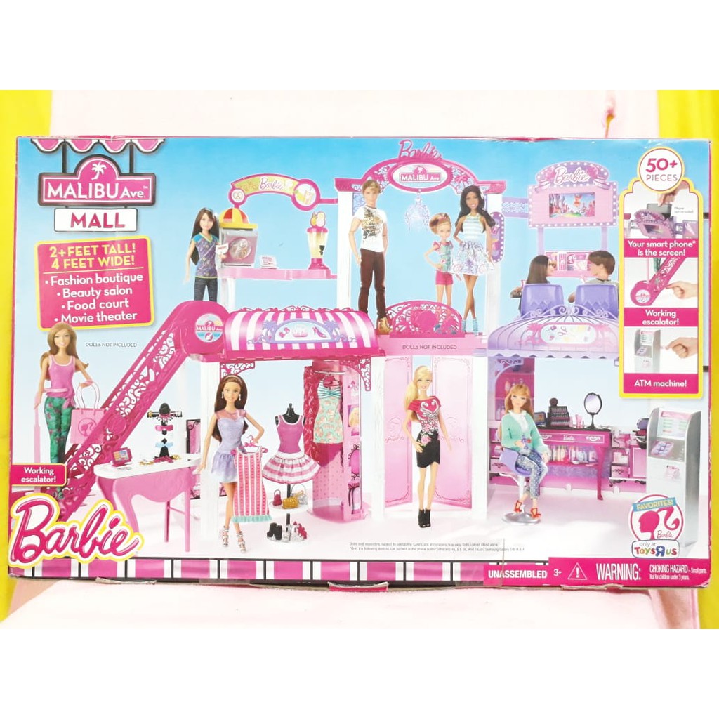 Rumah Barbie Malibu Mall Shopee Indonesia