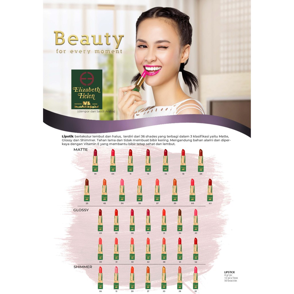 Elizabeth Helen Lipstik || ORIGINAL BPOM