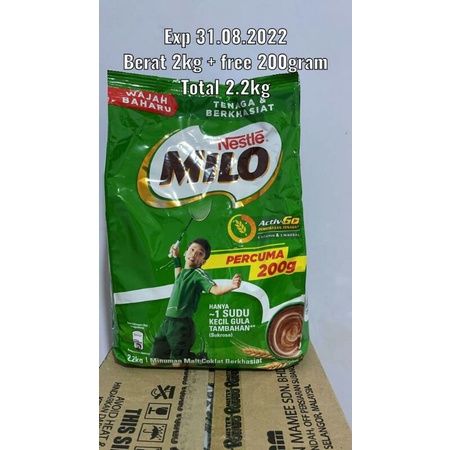 

Import Milo 2kg +Gratis 200gram Rekomen