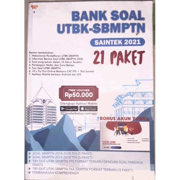 

(PRELOVED) BANK SOAL UTBK-SBMPTN SAINTEK 2021