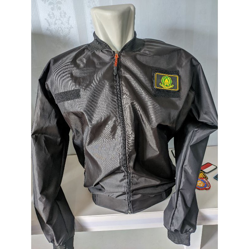 jket polhut/logo emble patch ruber