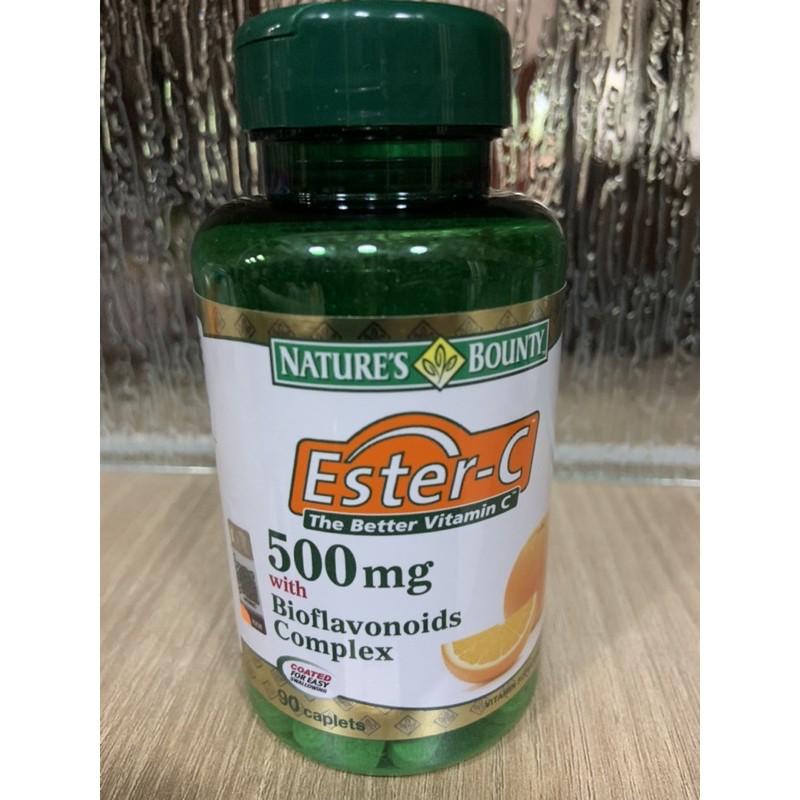 Nature's Bounty Ester C 500 mg, 90 caplets