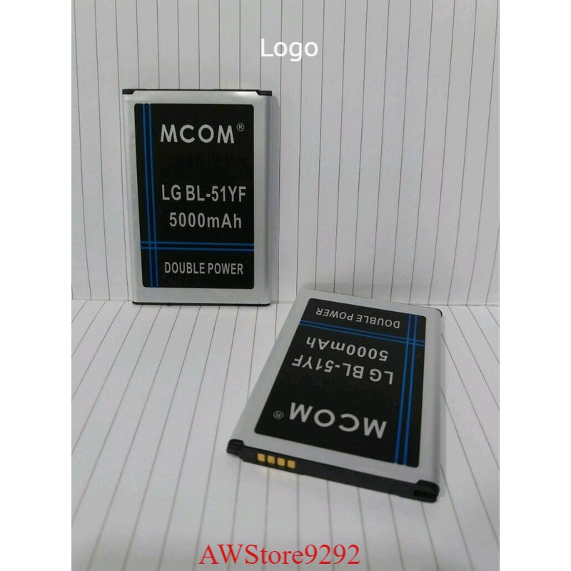 Mcom Battery Batre Baterai Double Power Mcom LG BL51YF BL-51YF G4 stylus