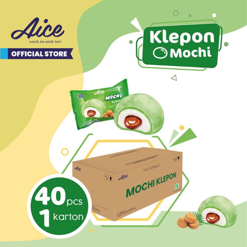 Aice mochi klepon 1 box isi 40 pcs