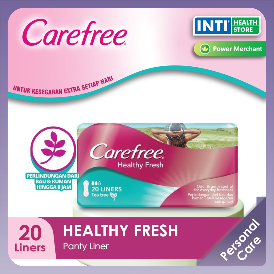 Carefree | Healthy Fresh Panty Liner | Pembalut Wanita 20's