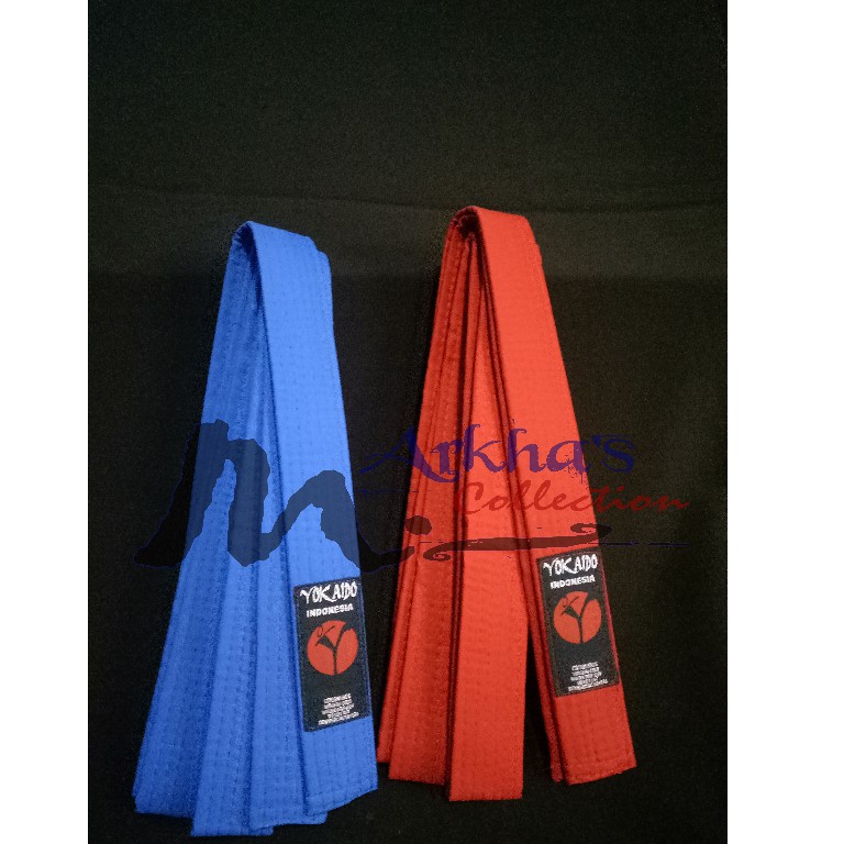 Sabuk Pertandingan Karate Standard AKA AO Kata Kumite YOKAIDO