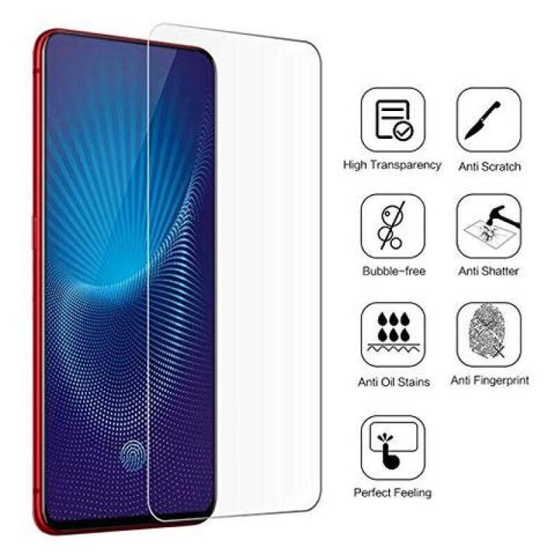 Tempered Glass Oppo A78 A57 2022 A16e A16k A55 A76 A96 Reno 3 3F 6 6 Pro Screenguar Antigores Kaca Temperglass Screen Protector