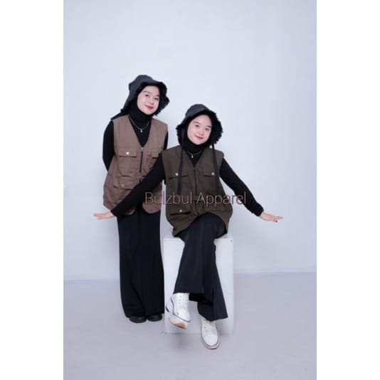 ROMPI CASUAL || NAMI VEST || KANIS VEST || ROMPI BASIC WANITA