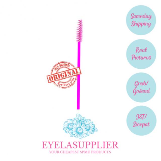 mascara wand sisir bulu mata disposal kuas brush maskara