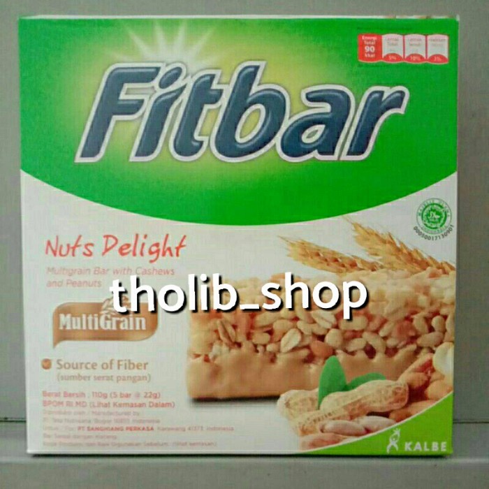 

fitbar Fruits delight multigrain bar with cashews and peanuts 110gr