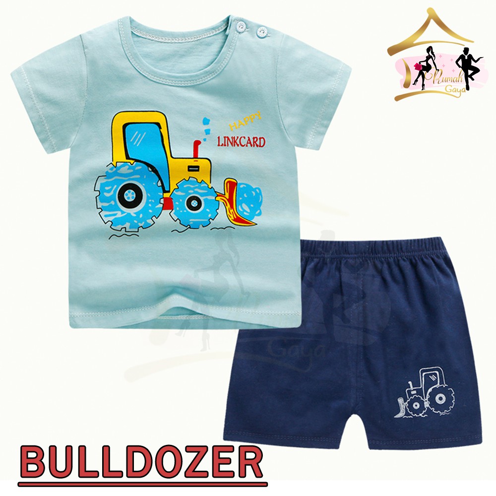 RG - Setelan Baju Anak Usia 3 - 5 Tahun / Set Baju Anak  - Motif Karakter / Anak