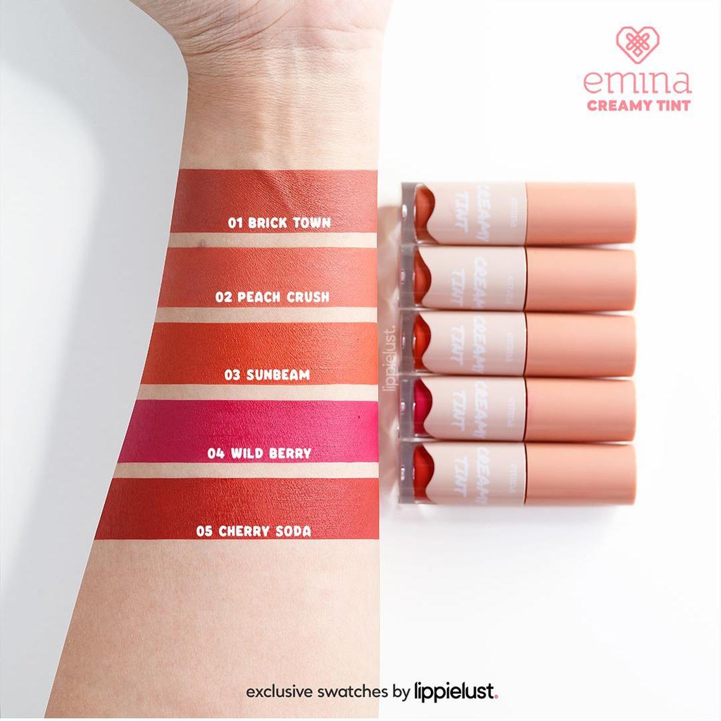 ★ BB ★ Lengkap 1-5| Emina Creamy Lip Tint | Emina Creamy Tint | Emina Lip Creamy Tint NEW