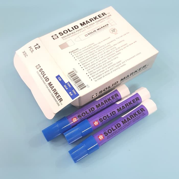 

Spidol Solid Marker Sakura Biru Blue