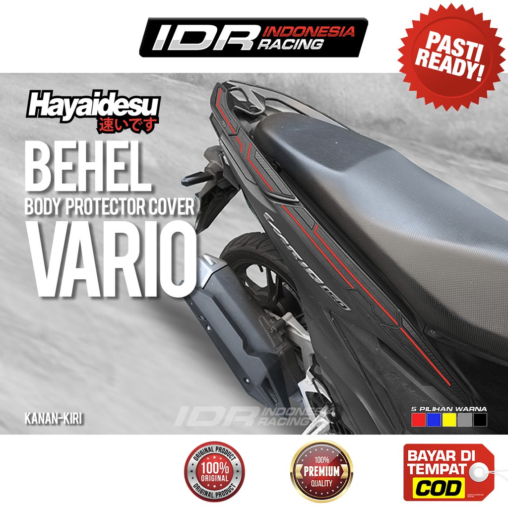 All New Vario Click 125 150 2018 2021 Body Protector Behel Pillion Grip Cover HAYAIDESU