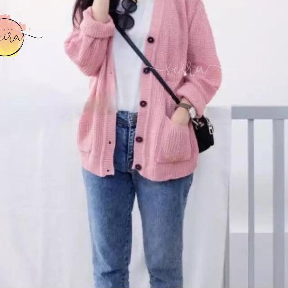 Trend - BISA  Merissa Outer Cardigan / Cardigan Wanita Rajut Halus / Merisa Outer Cardi / Cardigan R