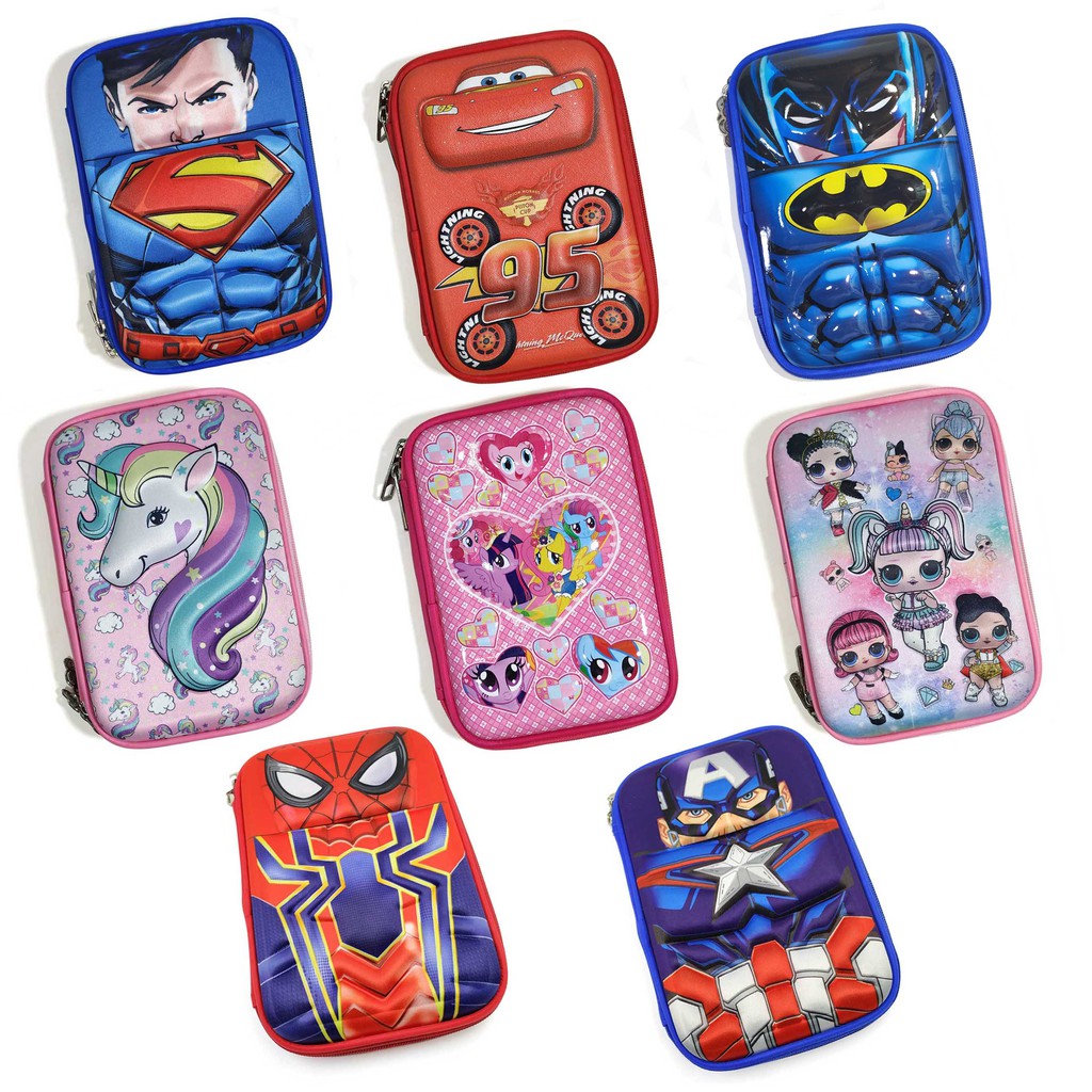 

Kotak Pensil Super Hero 3D Dompet Alat Tulis Jumbo Tempat Pena Pulpen Anak Perlengkapan Sekolah