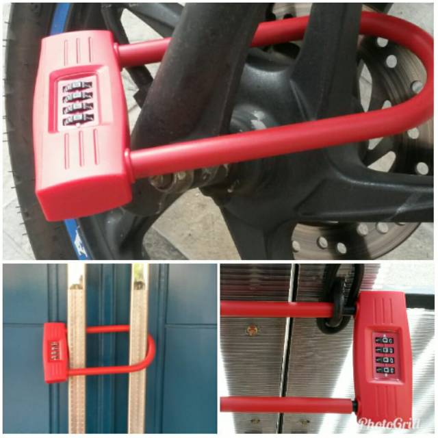 Gembok anti maling pakai Pin Pasword. Gembok Pagar Gembok Sepeda Gembok Motor