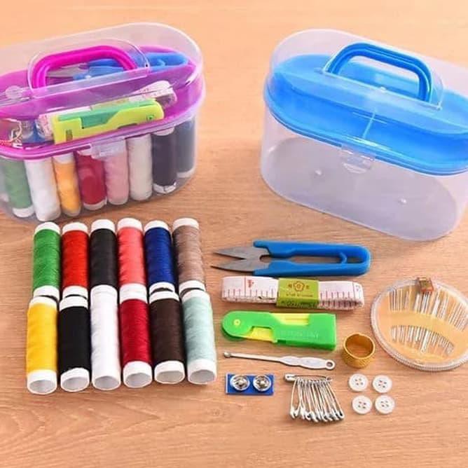 Alat Jahit Box Paket Legkap Sewing Kit Kotak Jumbo Jahit Set