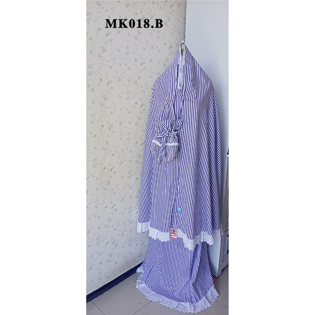 Mukena Atas Bawah Polos Renda Murah - Mukena Renda Dewasa