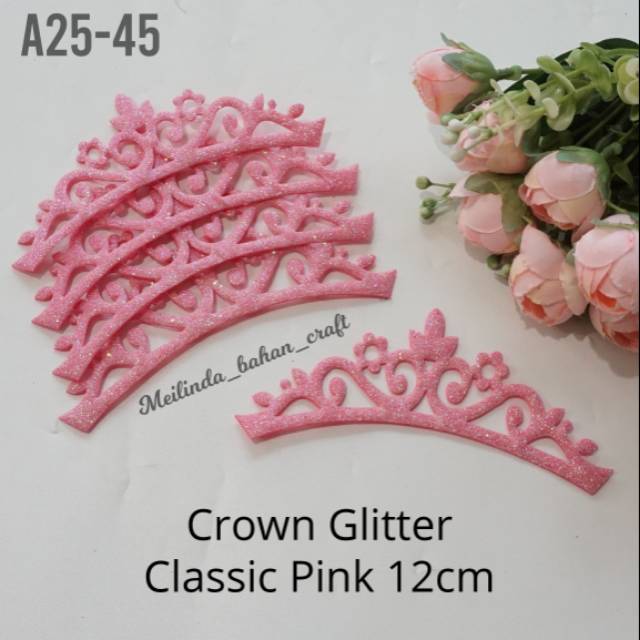 

Kode A25-45Crown glitter classic pink12 cm aplikasi mahkota u jepit headband anak saPrice Rp. 7.500/ pcsRp. 75.000 / 12 pcs