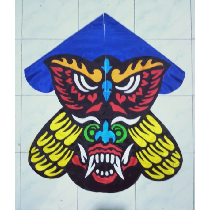 Layangan Hias Bali Celepuk Leak / Layang Layang Bali